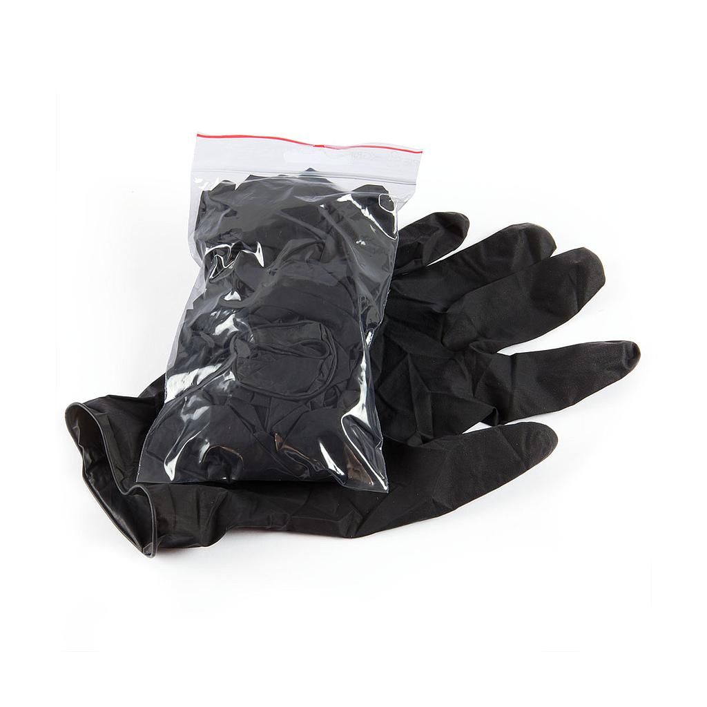 Black Latex Gloves, 10-pack - image 1