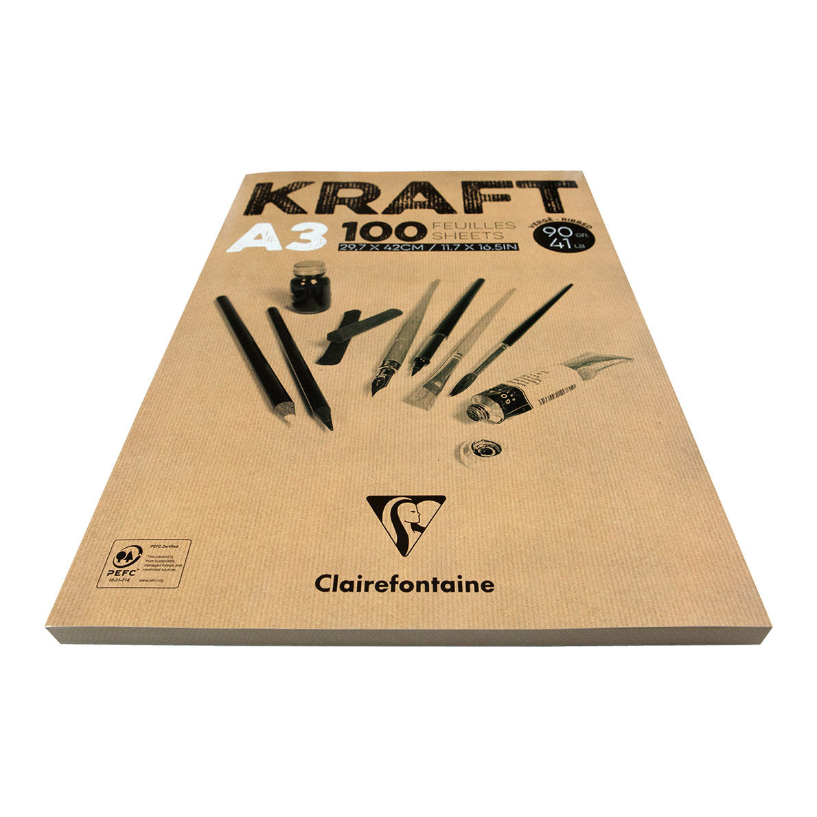 Clairefontaine Brown Kraft A3 Sketch Pad - image 3