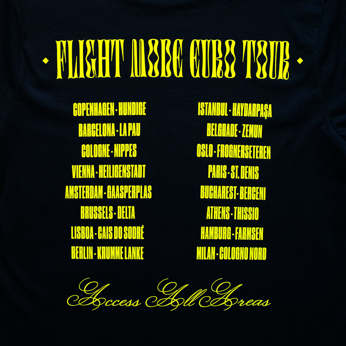 Flight Mode The Journey Home – Euro Tour Tee - image 4