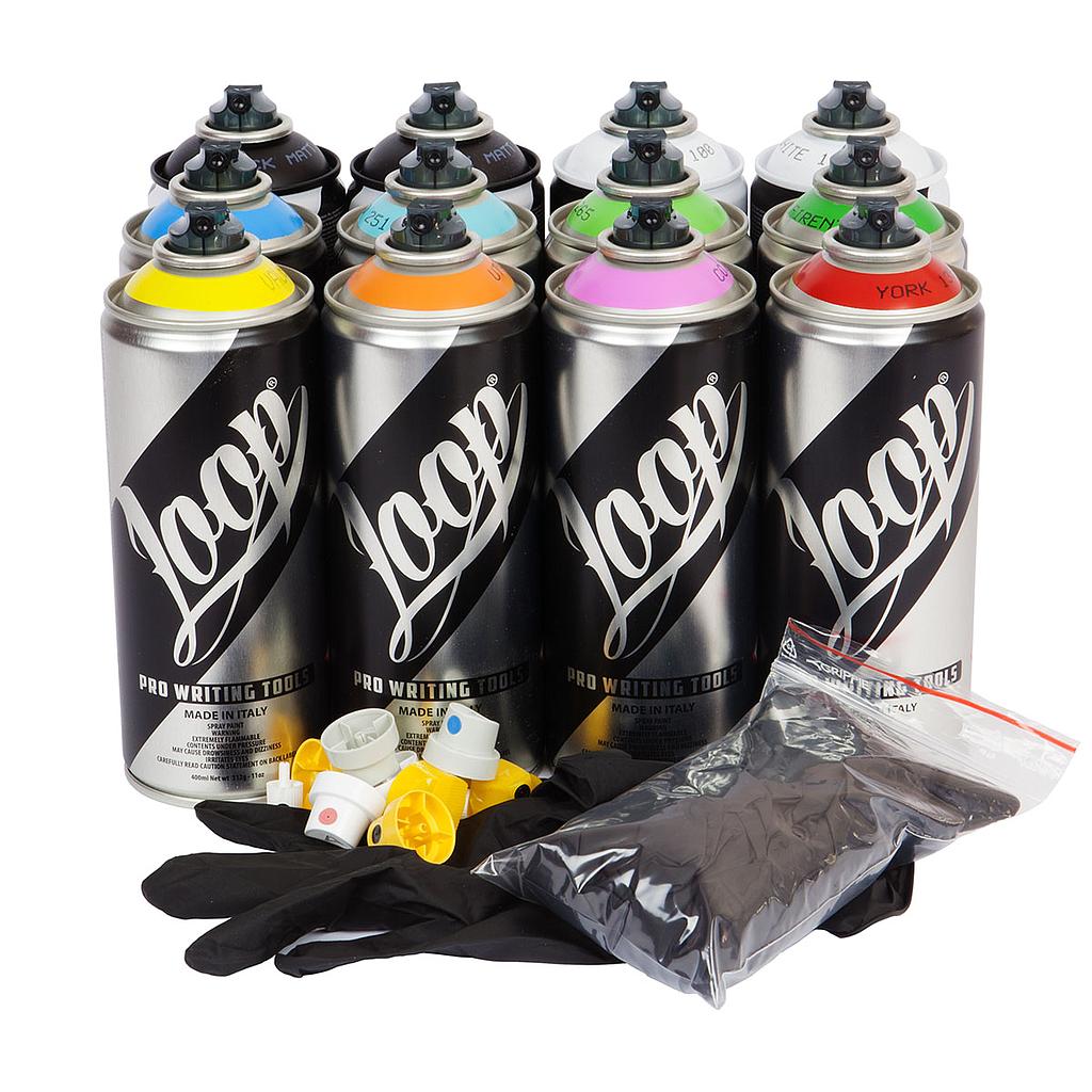 Loop Spray Paint 400ml 12-Pack, A - image 1