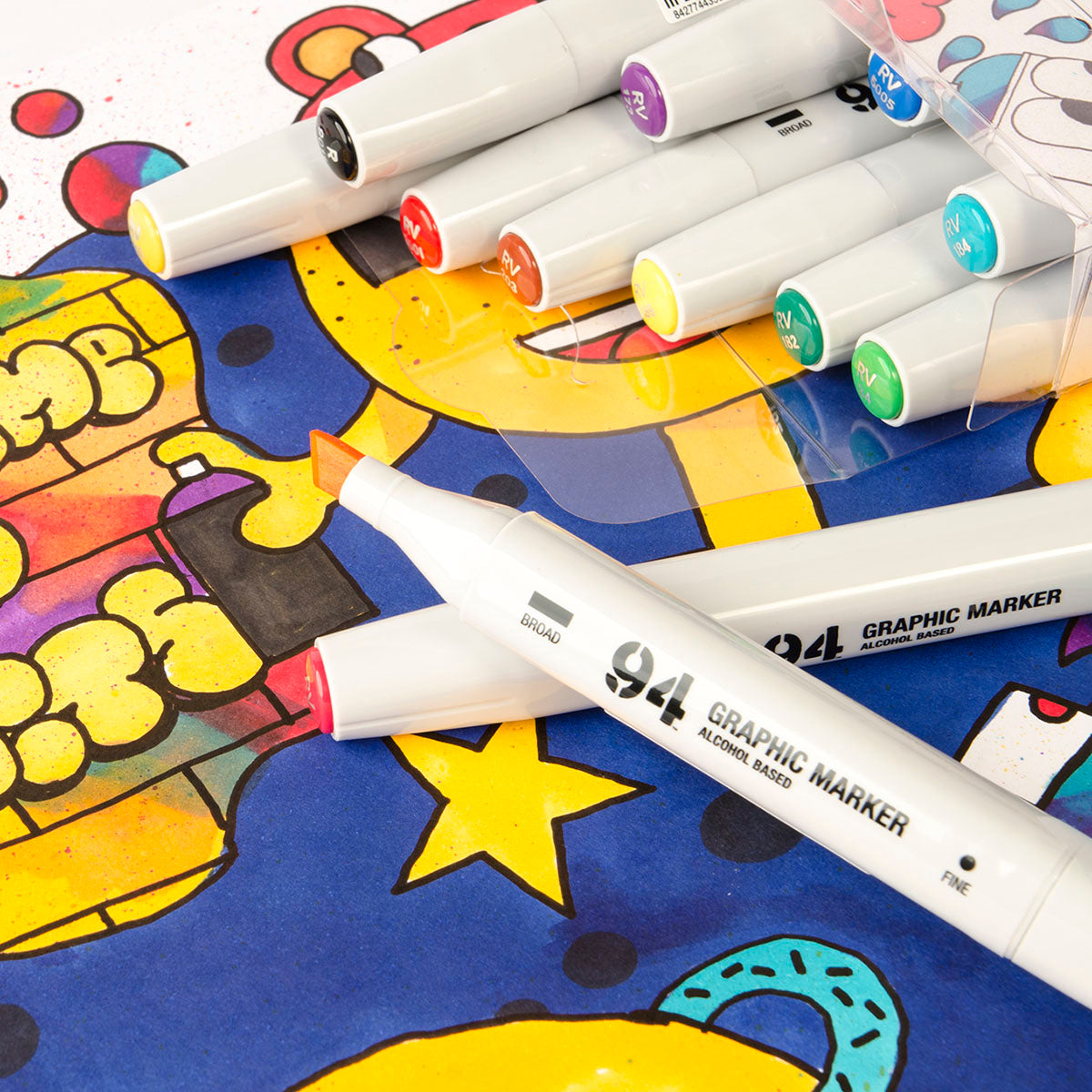 MTN 94 Graphic Marker 12-pack Grey Shades - image 6