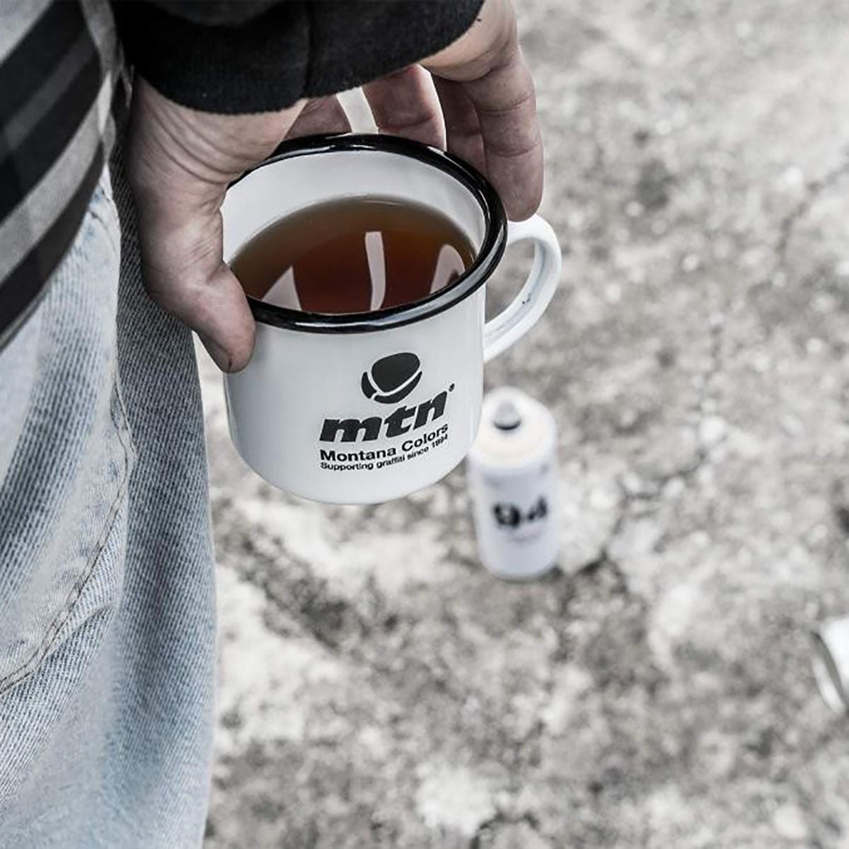 MTN Metal Enamel Mug Black Logo - image 3