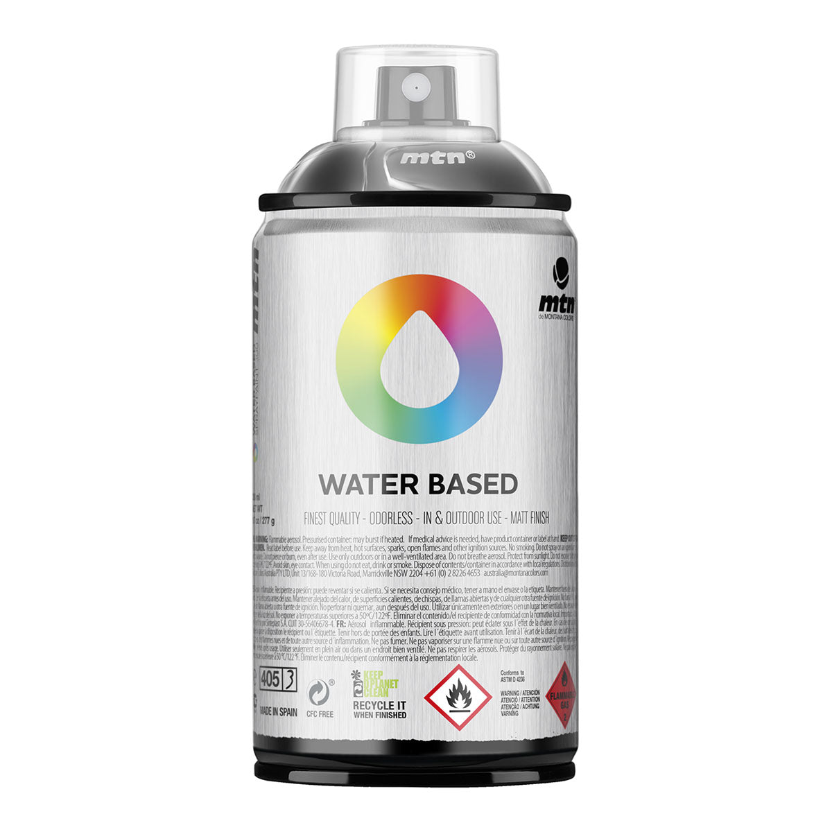 MTN Water Based Spray Paint Varnish 300 ml, Glossy - image 1