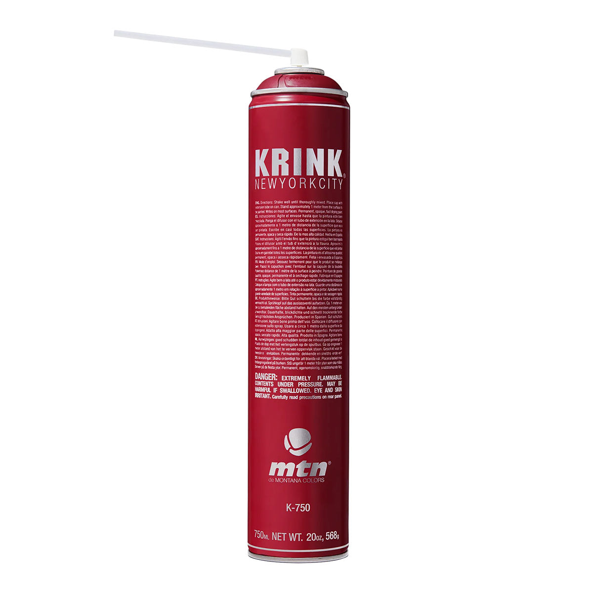 MTN x KRINK K-750 Spray Paint 750 ml, Red - image 1