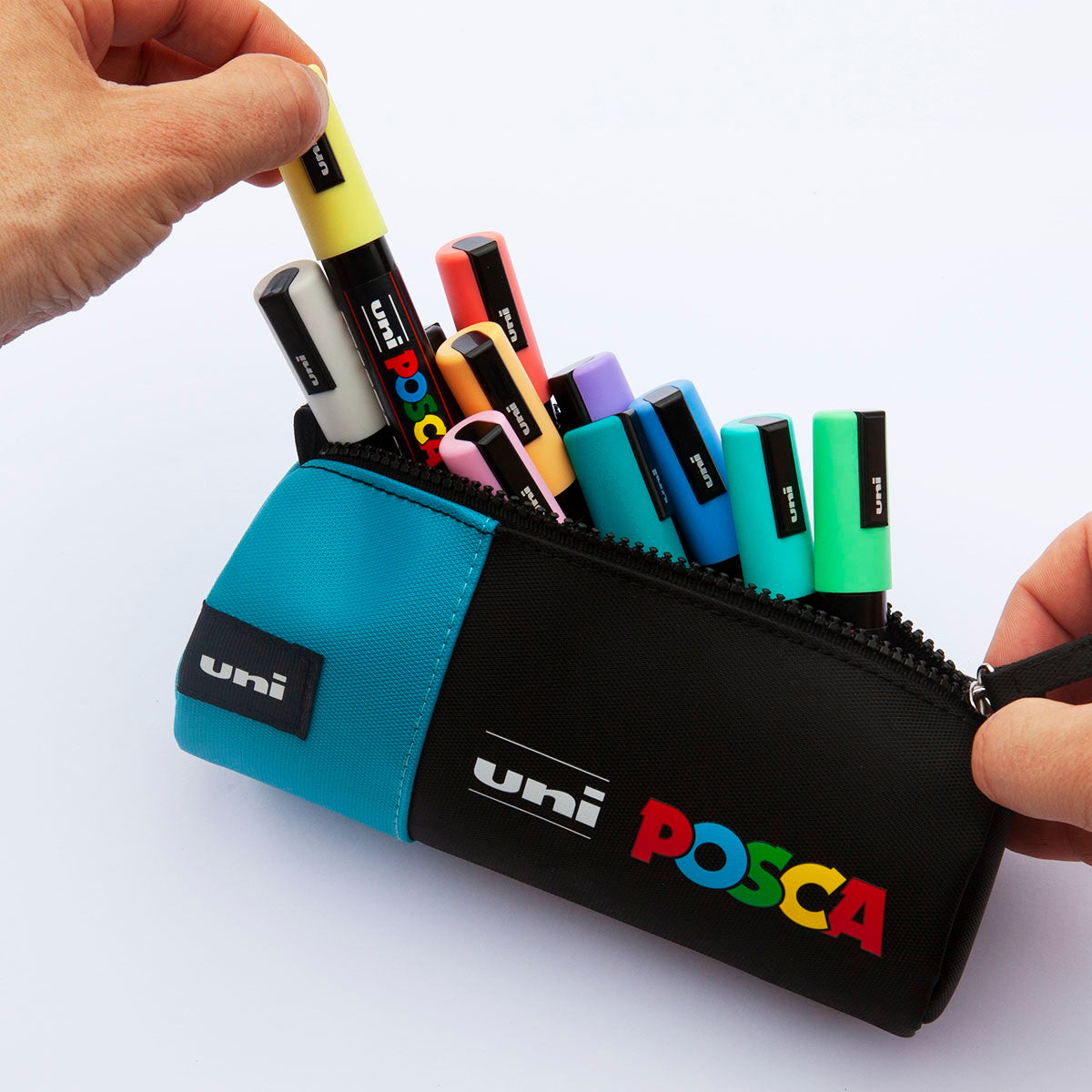 Uni Posca PC-5M Pen Case 12 set Pastel Colors - image 2