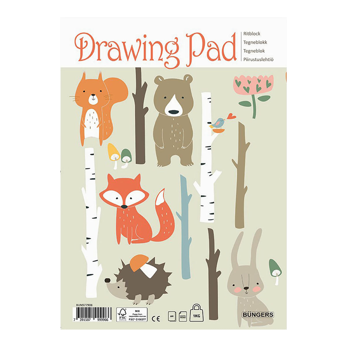 Büngers 1kg Drawing Pad 150 sheets - image 1