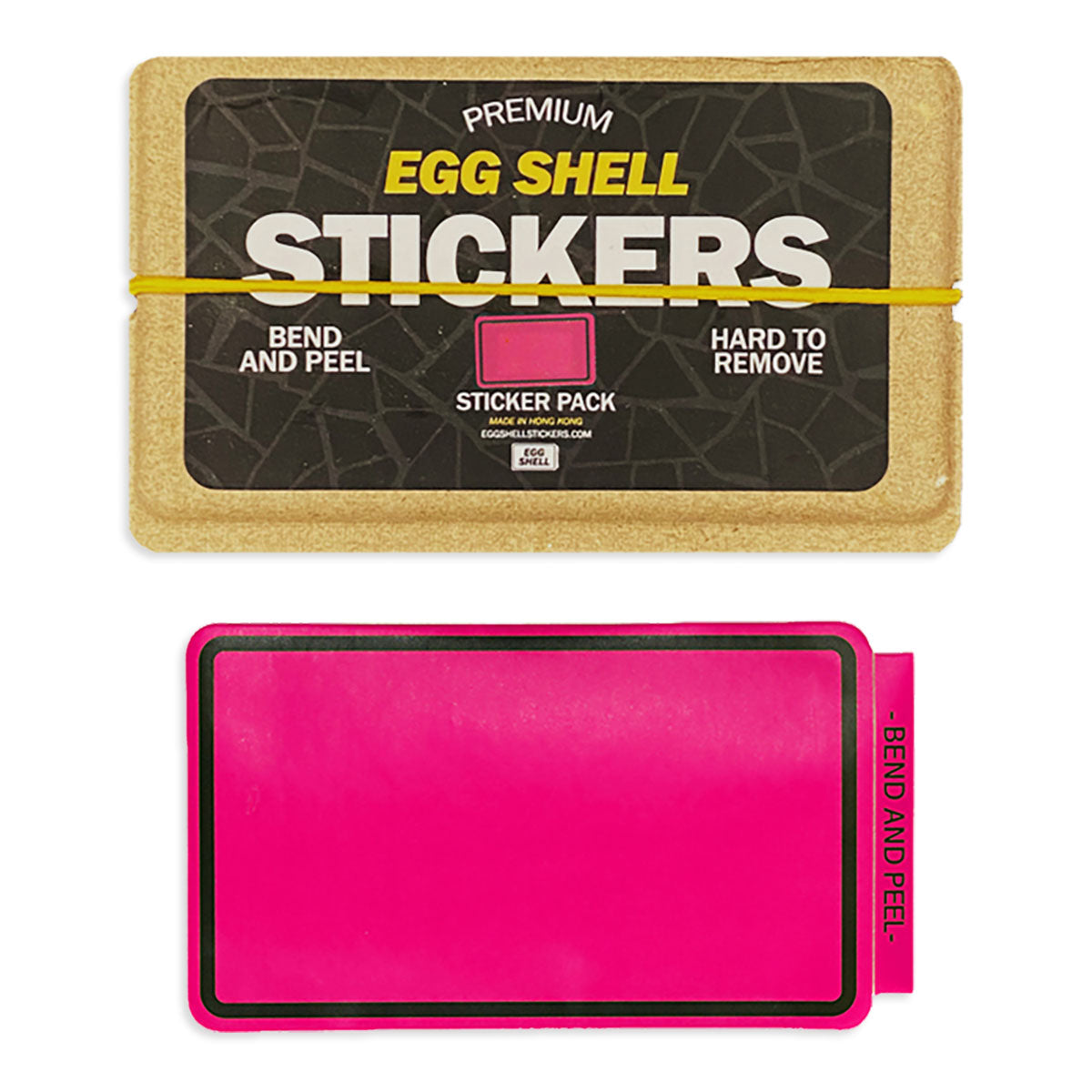Egg Shell Stickers Pink Line Border 80 pcs - image 1
