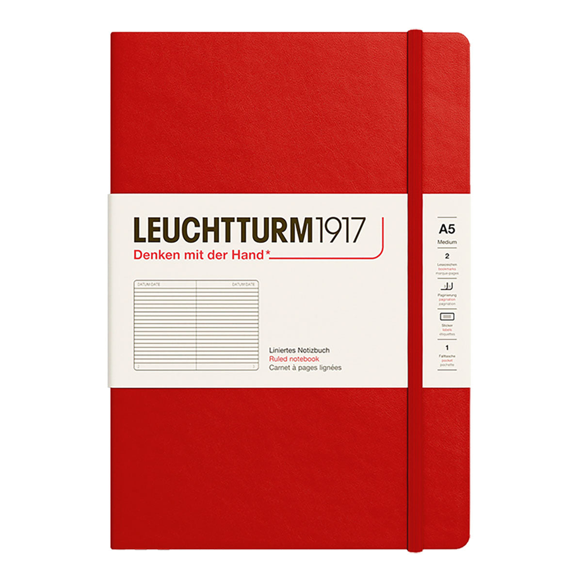 Leuchtturm1917 Notebook A5 Hard Cover, Ruled - image 44