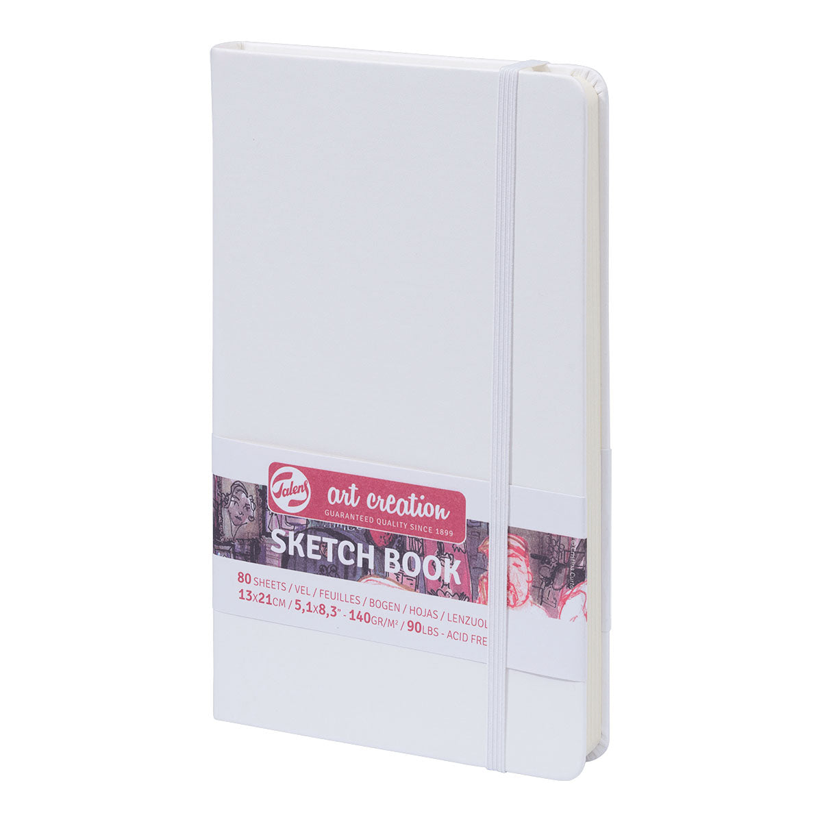Talens Art Creation Hardcover Sketch Book 13x21cm 140g/80 ark