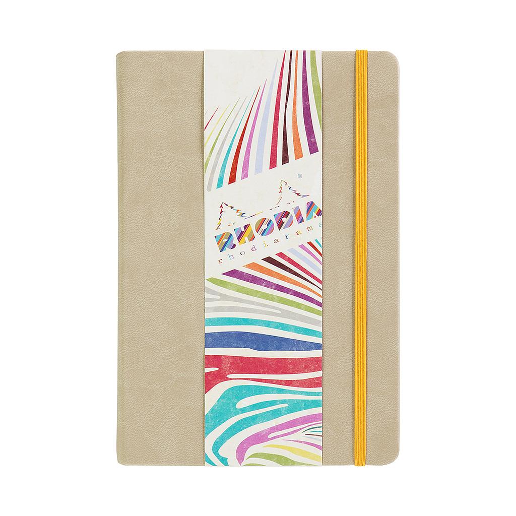 Rhodia Rhodiarama Notebook Hard Cover A5, Ruled - Beige