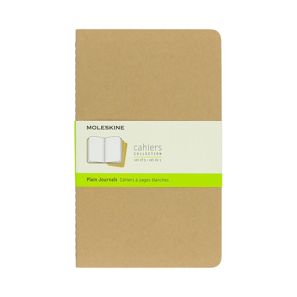 Moleskine Cahier Large Journal Plain Set of 3 - image 5