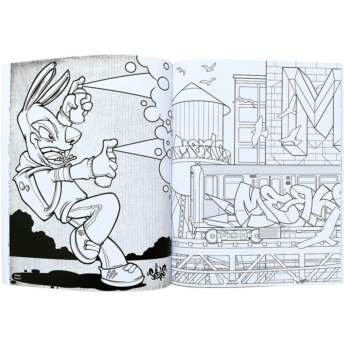 American Graffiti Coloring Book - image 2
