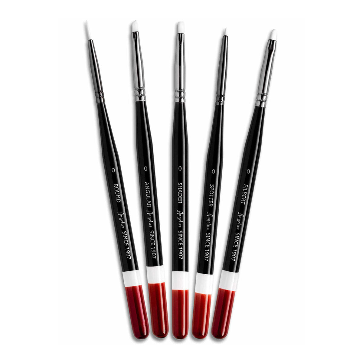 Angelus Acrylic Leather Paint Micro Detail Brush 5 Set - image 2
