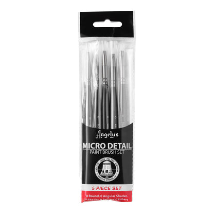 Angelus Acrylic Leather Paint Micro Detail Brush 5 Set - image 1