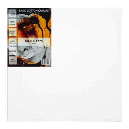 Basic Stretched Canvas 260 g Cotton 40 x 40 cm - image 1