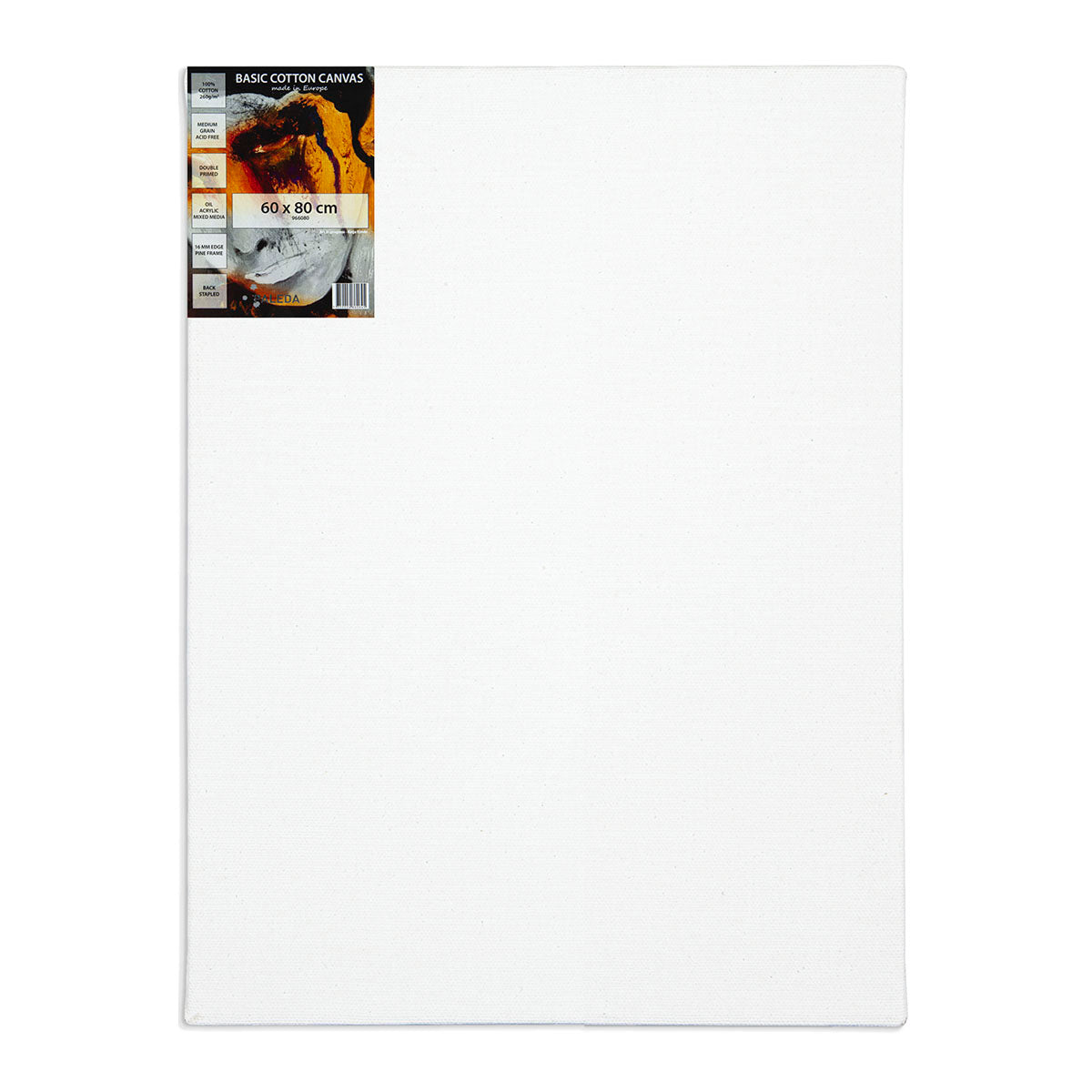 Basic Stretched Canvas 260 g Cotton 60 x 80 cm - image 1