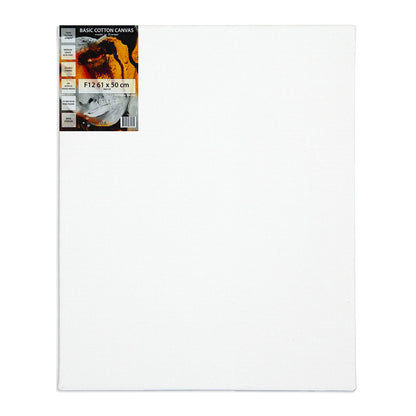 Basic Stretched Canvas 260 g Cotton F12 61 x 50 cm - image 1