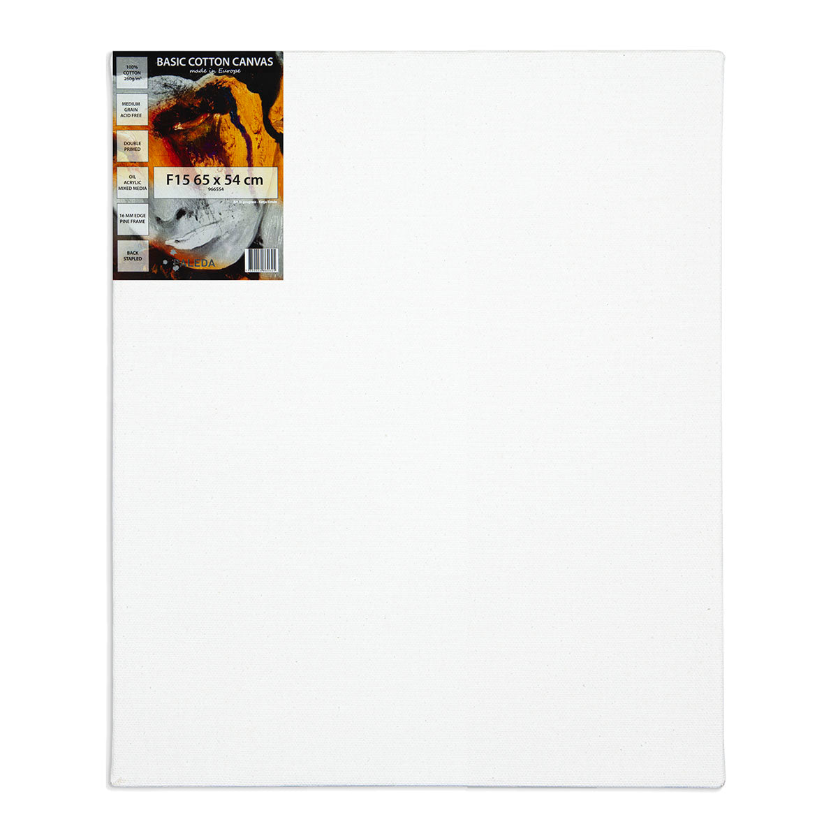 Basic Stretched Canvas 260 g Cotton F15 65 x 54 cm - image 1
