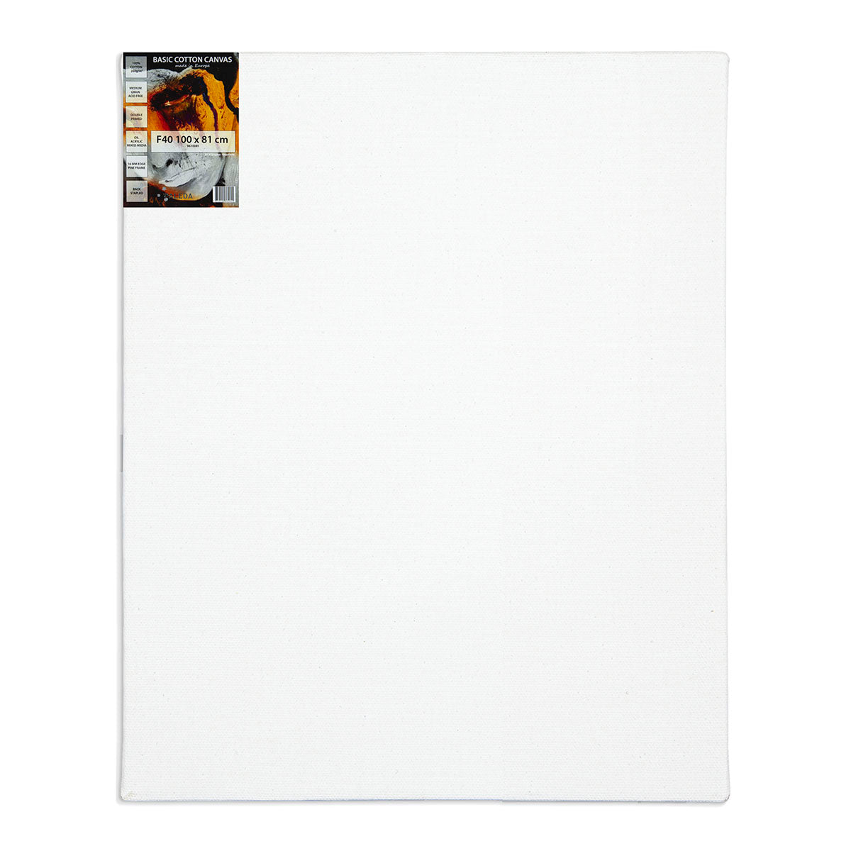 Basic Stretched Canvas 260 g Cotton F40 100 x 81 cm - image 1