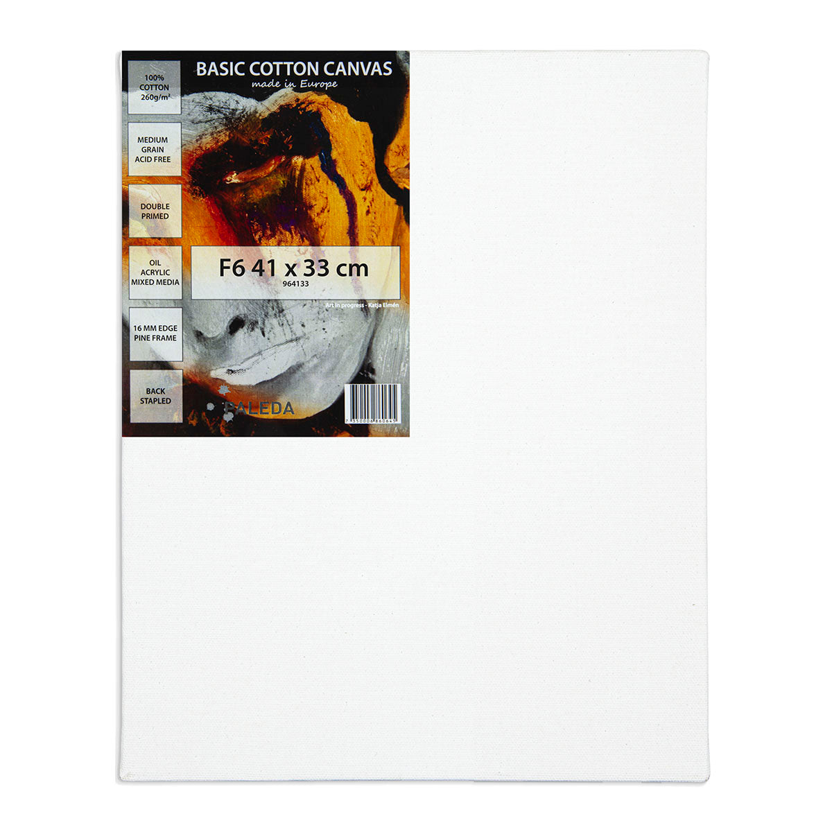 Basic Stretched Canvas 260 g Cotton F6 41 x 33 cm - image 1