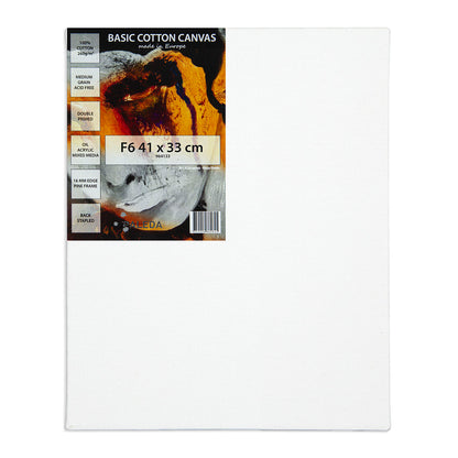 Basic Stretched Canvas 260 g Cotton F6 41 x 33 cm - image 1