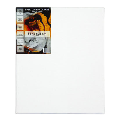 Basic Stretched Canvas 260 g Cotton F8 46 x 38 cm - image 1