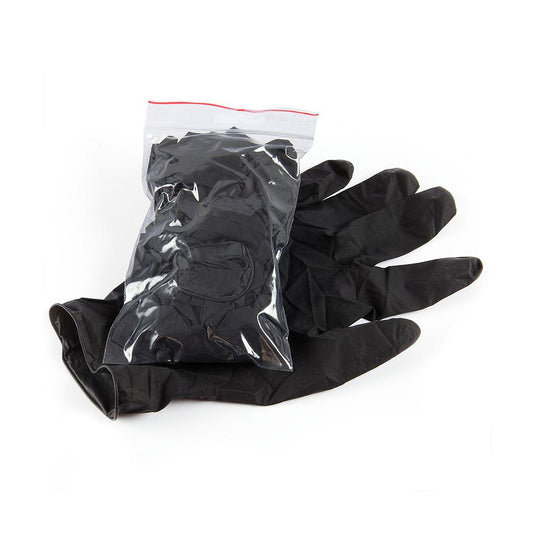 Black Latex Gloves, 10-pack - image 1