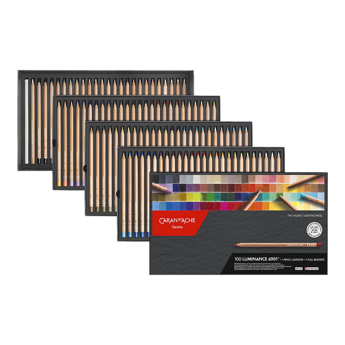 Caran d’Ache Luminance 6901 Coloured Pencils 100 Set - image 2