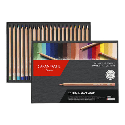 Caran d’Ache Luminance 6901 Coloured Pencils 20 Set Portrait - image 2