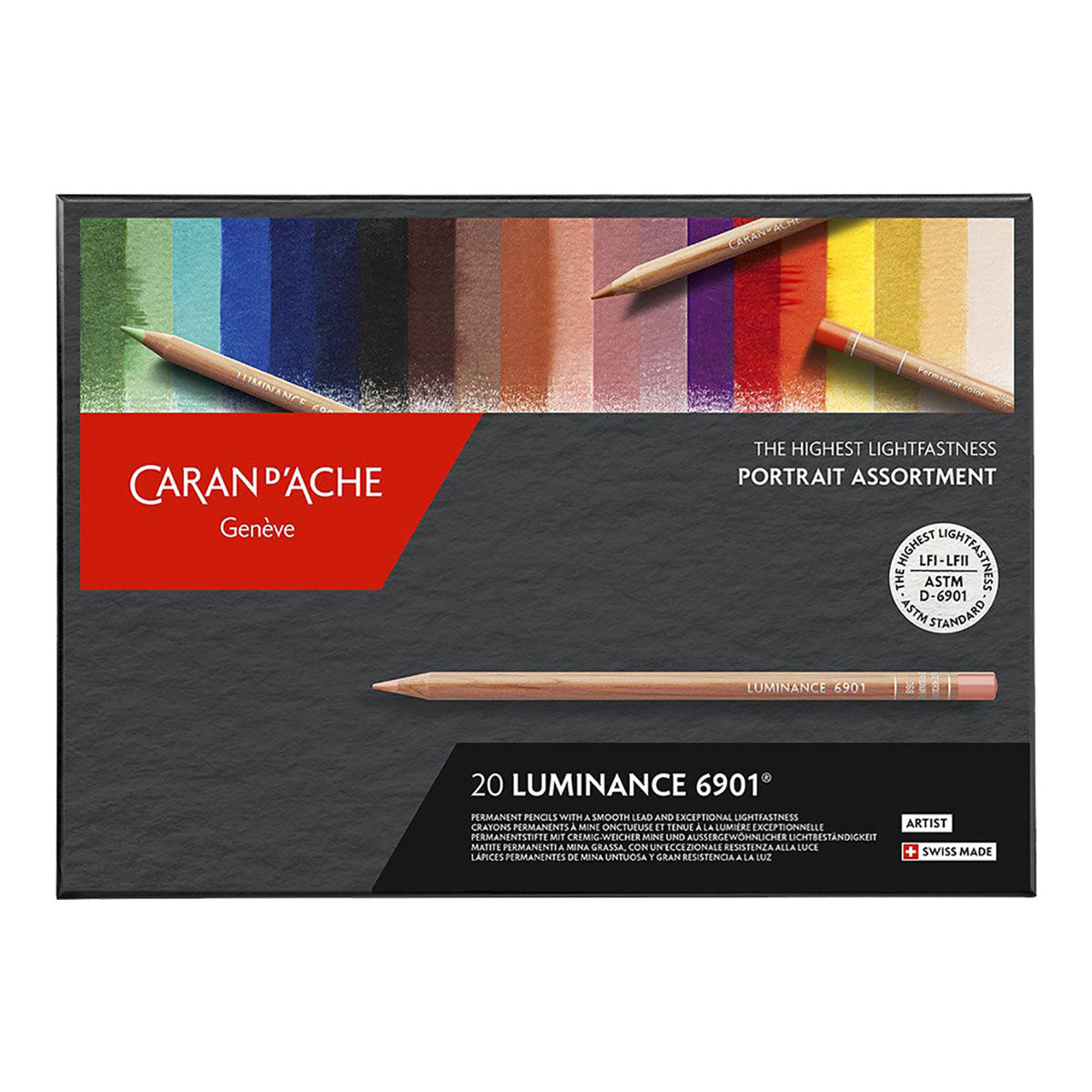 Caran d’Ache Luminance 6901 Coloured Pencils 20 Set Portrait - image 1