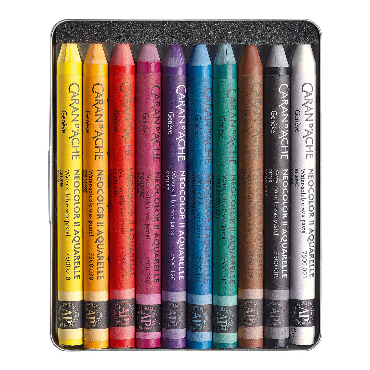 Caran d'Ache Neocolor II Water-Soluble Crayons 10 Set - image 2
