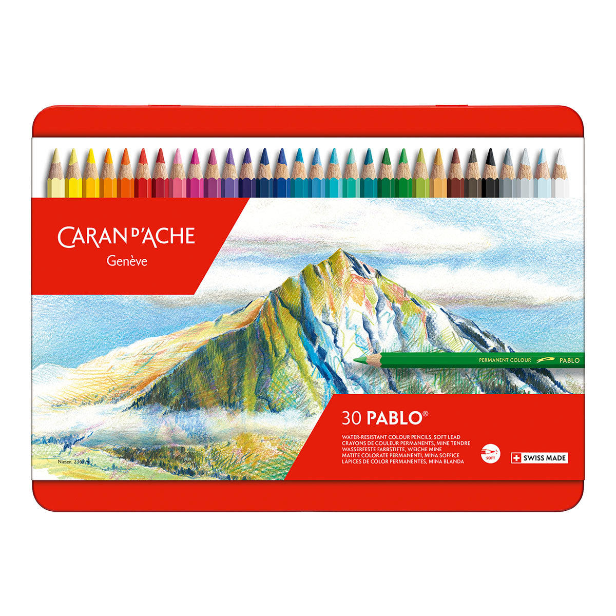 Caran d'Ache Pablo Coloured Pencils 30 Set - image 1