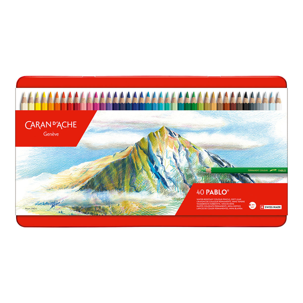 Caran d'Ache Pablo Coloured Pencils 40 Set - image 1