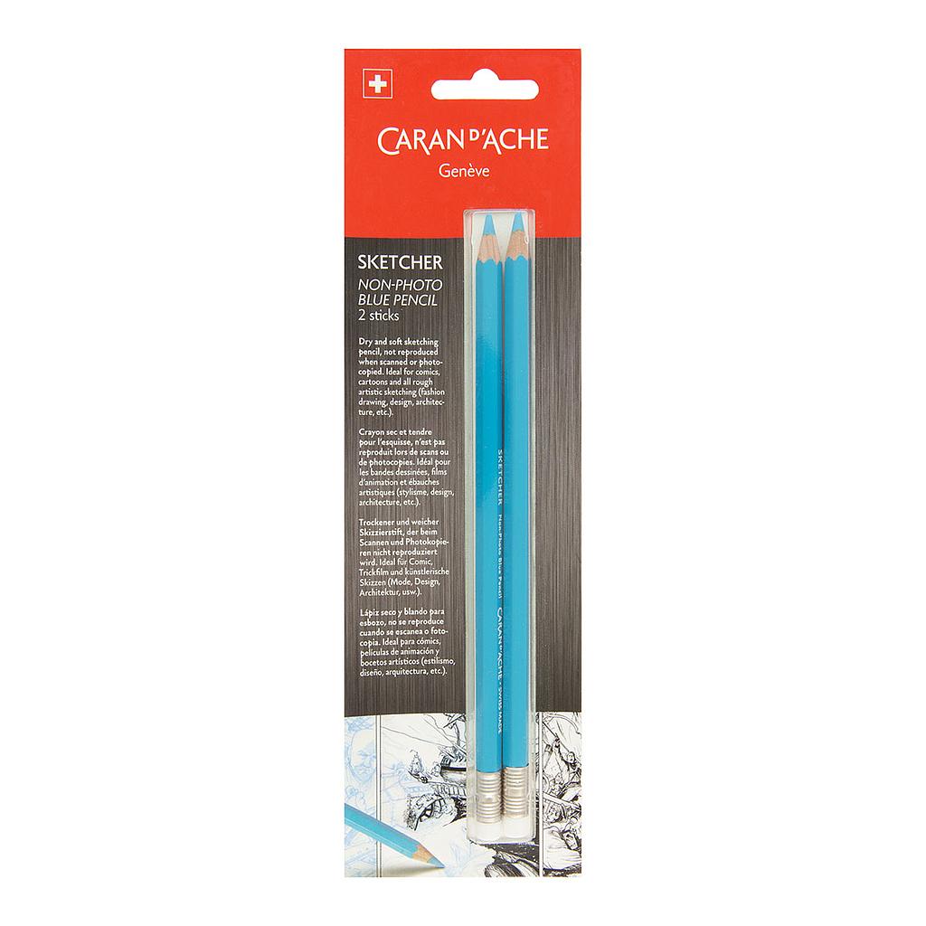 Caran d'Ache Sketcher Non-photo Blue Pencil 2-pack - image 1