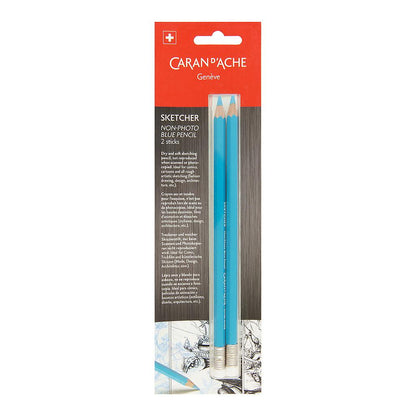 Caran d'Ache Sketcher Non-photo Blue Pencil 2-pack - image 1