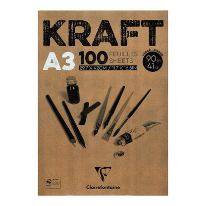 Clairefontaine Brown Kraft A3 Sketch Pad - image 1