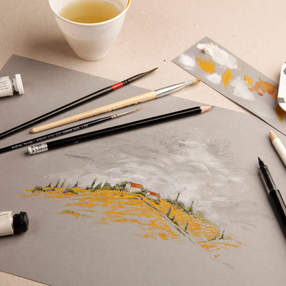 Clairefontaine Paint-ON Multi-Techniques Gris Pad A2 250g 30 sheets - image 2