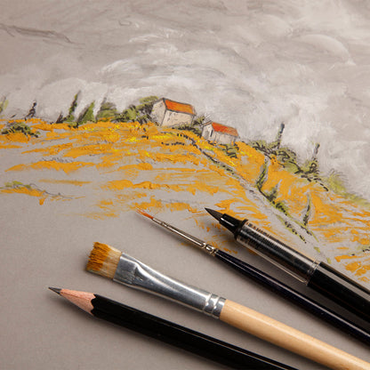 Clairefontaine Paint-ON Multi-Techniques Gris Pad A2 250g 30 sheets - image 3
