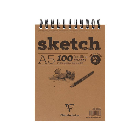 Clairefontaine Sketchbook A5, 90 gsm - image 1