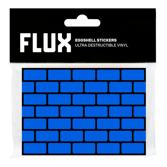 FLUX Eggshell Stickers 50 pcs Bricks Cyan - image 1