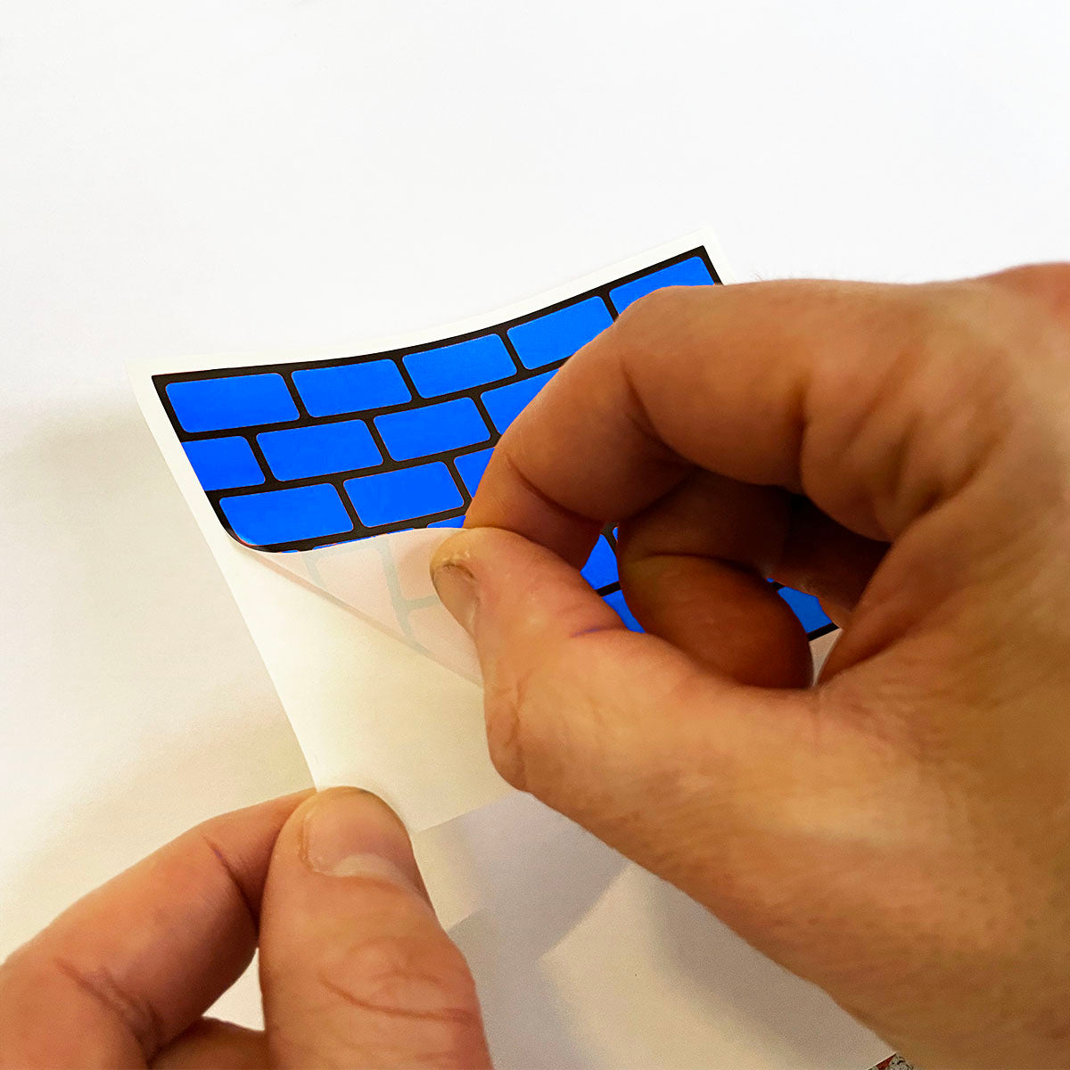 FLUX Eggshell Stickers 50 pcs Bricks Cyan - image 3