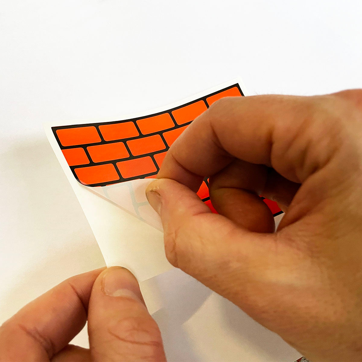 FLUX Eggshell Stickers 50 pcs Bricks Orange - image 3