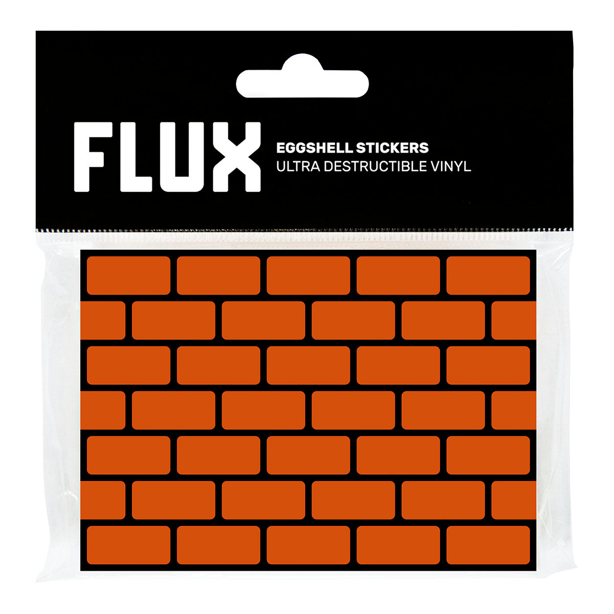 FLUX Eggshell Stickers 50 pcs Bricks Orange - image 1
