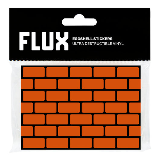 FLUX Eggshell Stickers 50 pcs Bricks Orange - image 1