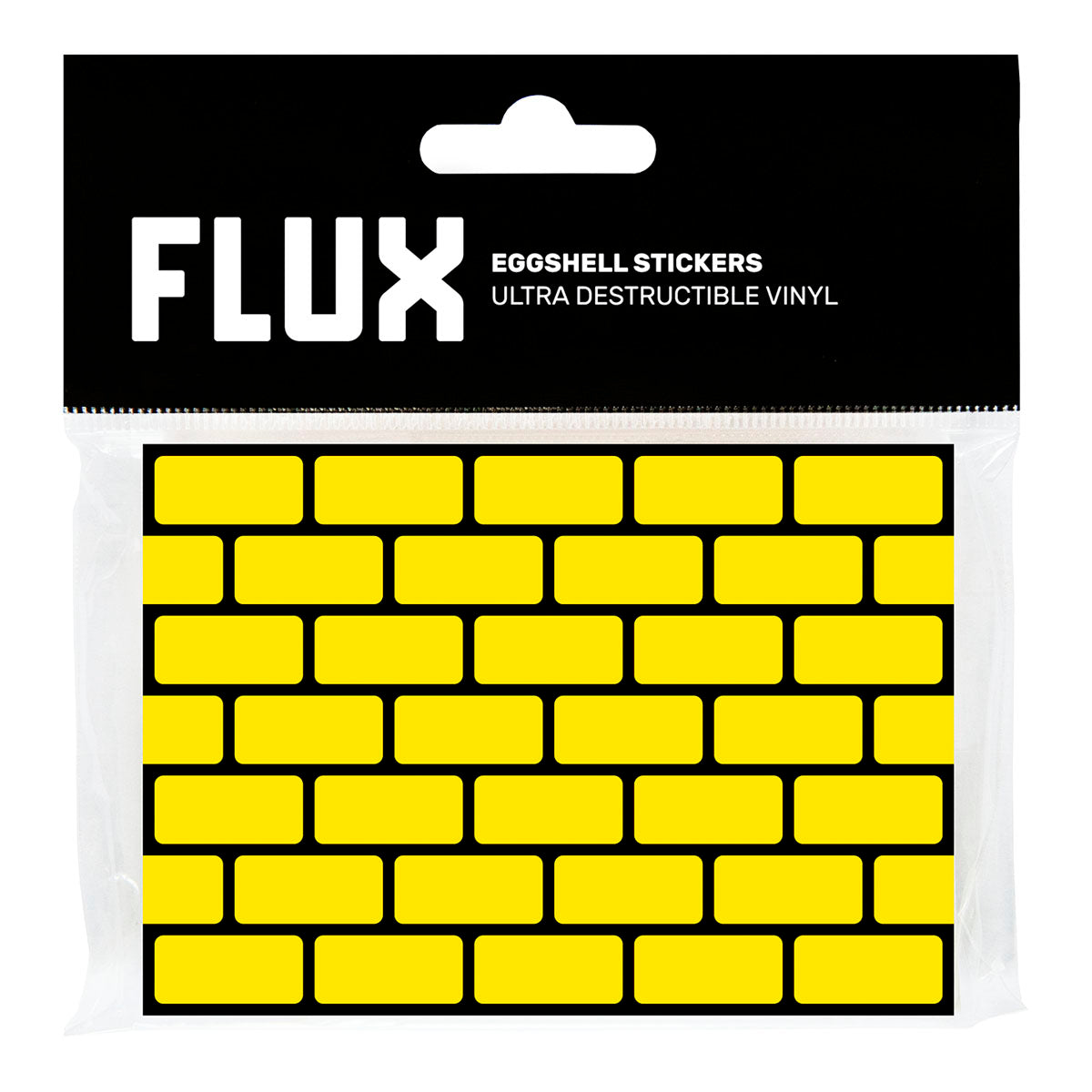 FLUX Eggshell Stickers 50 pcs Bricks Yellow - image 1