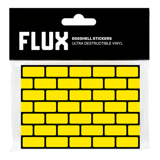 FLUX Eggshell Stickers 50 pcs Bricks Yellow - image 1