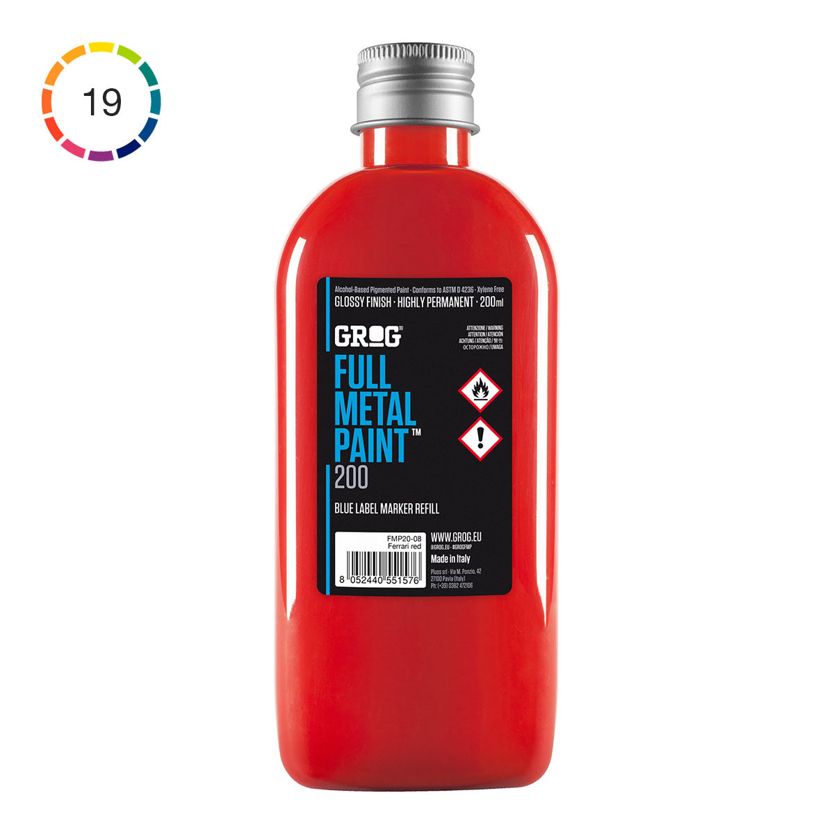 Grog Full Metal Paint Refill, 200ml - image 1