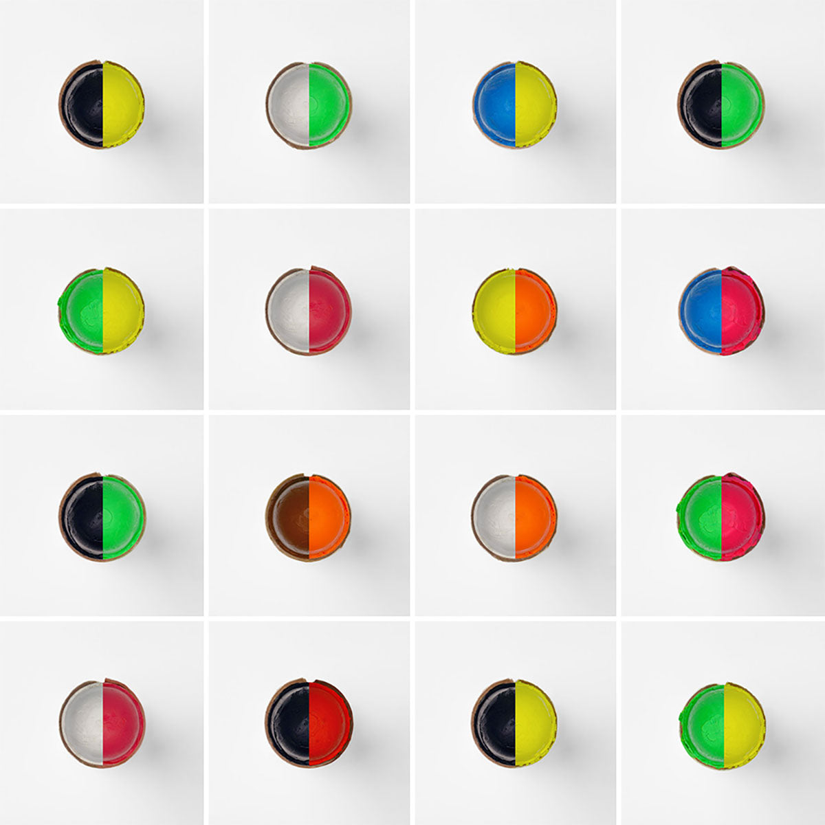 HAND MIXED Rough Wall Paint Stick Fluo 12 Set - image 2
