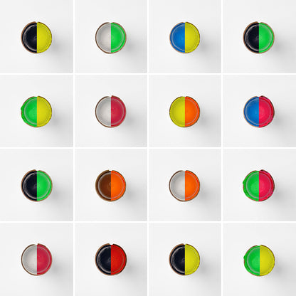 HAND MIXED Rough Wall Paint Stick Fluo 12 Set - image 2
