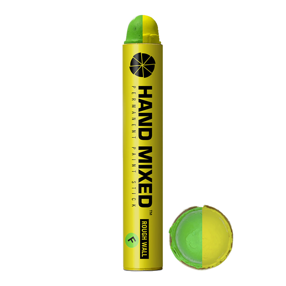 HAND MIXED Rough Wall Paint Stick Fluo, Citrus - image 1